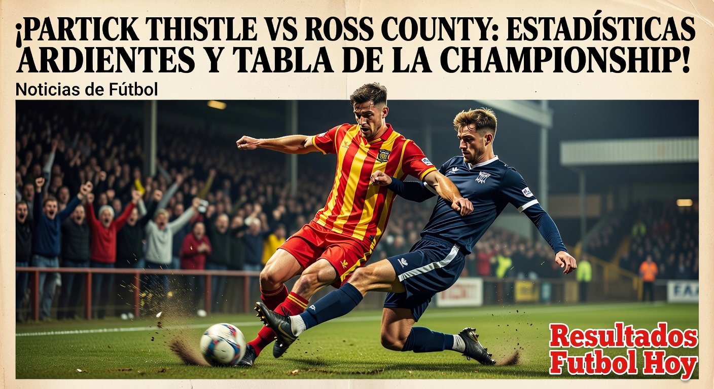 Partick Thistle vs Ross County in Scottish Championship (BBC)