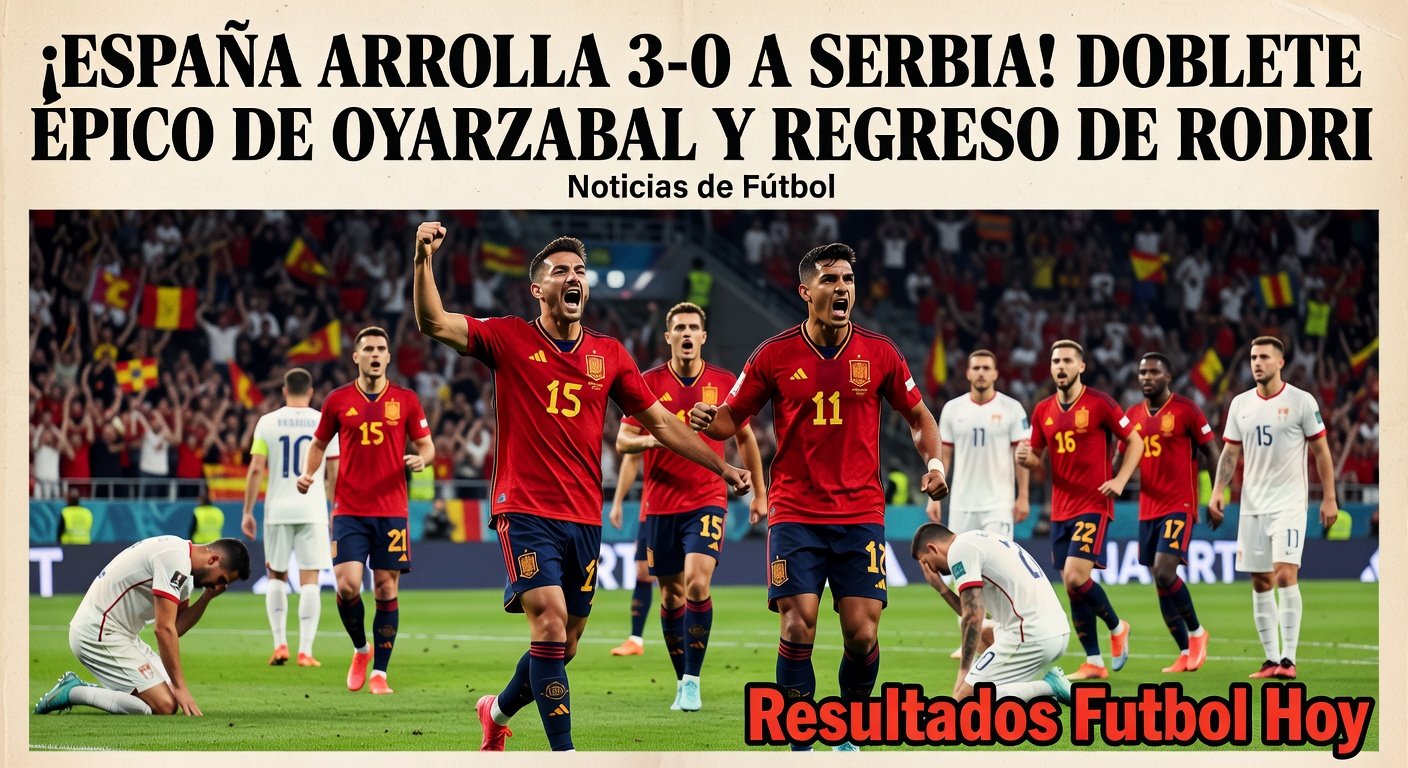 Spain 3-0 Serbia: Oyarzabal brace powers dominant win (Terrikon)
