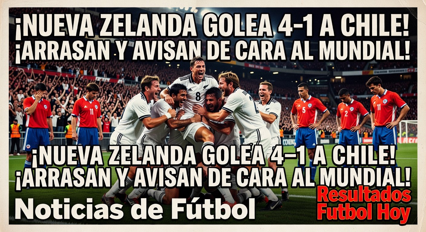 New Zealand 4-1 Chile in international friendly