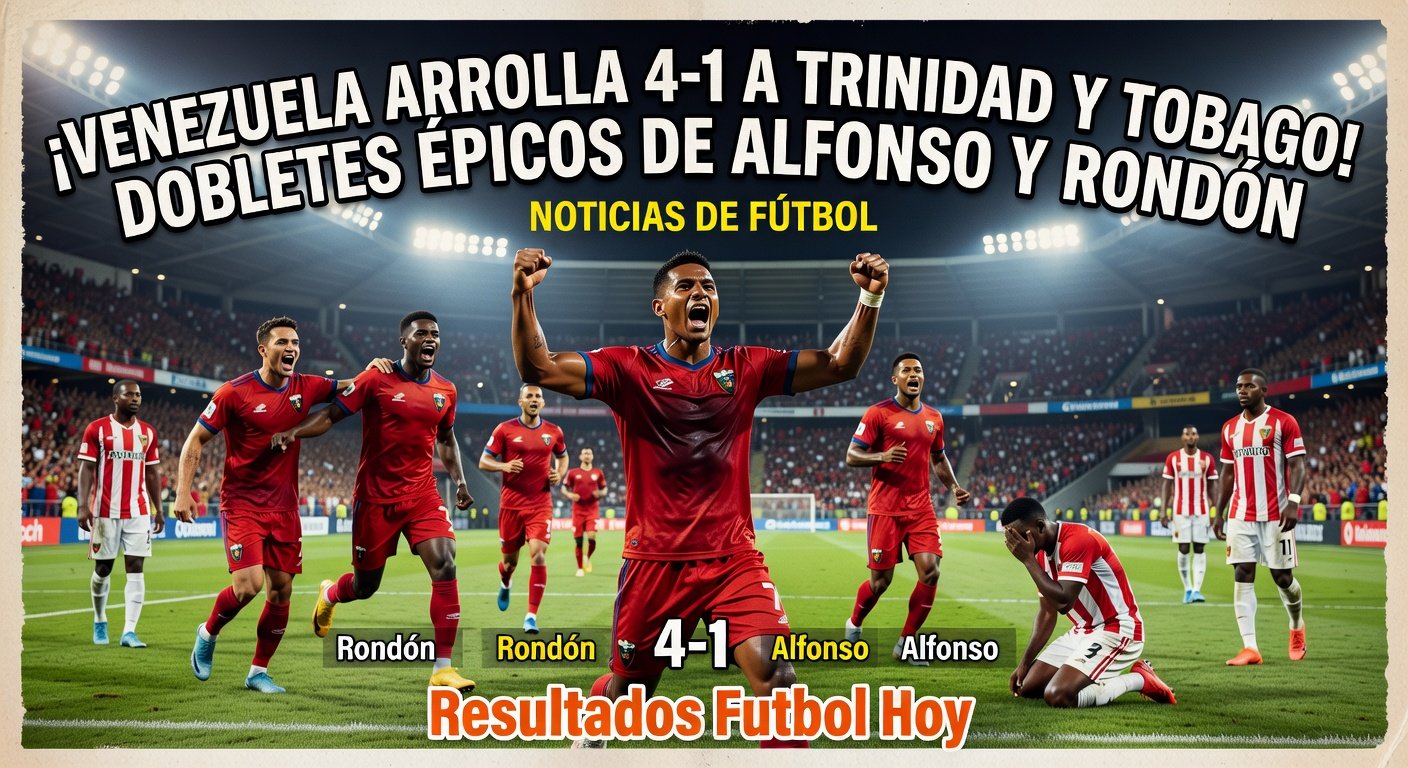 Venezuela Thrash Trinidad & Tobago 4-1 (LiveScore)