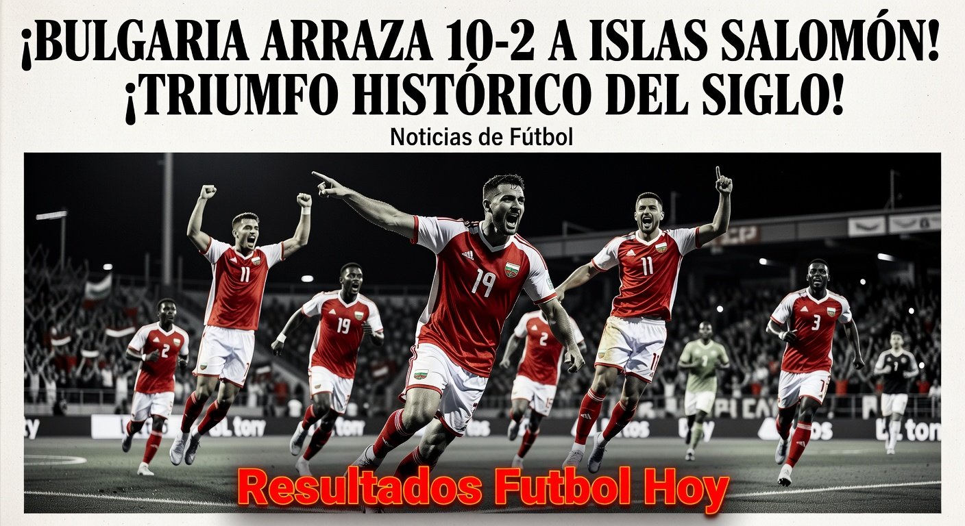 Bulgaria Demolish Solomon Islands 10-2 in Friendly Rout (BBC Sport)