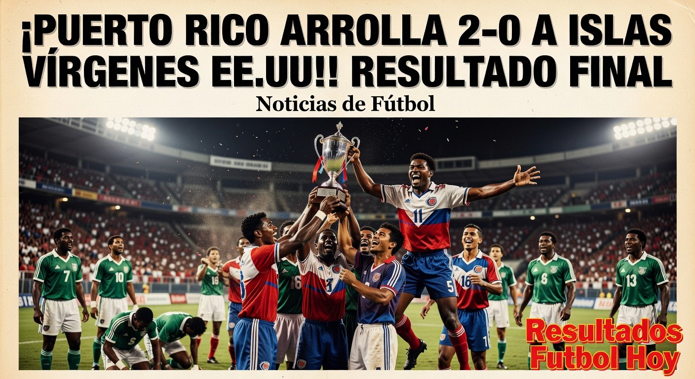 Puerto Rico 2-0 US Virgin Islands in Friendly