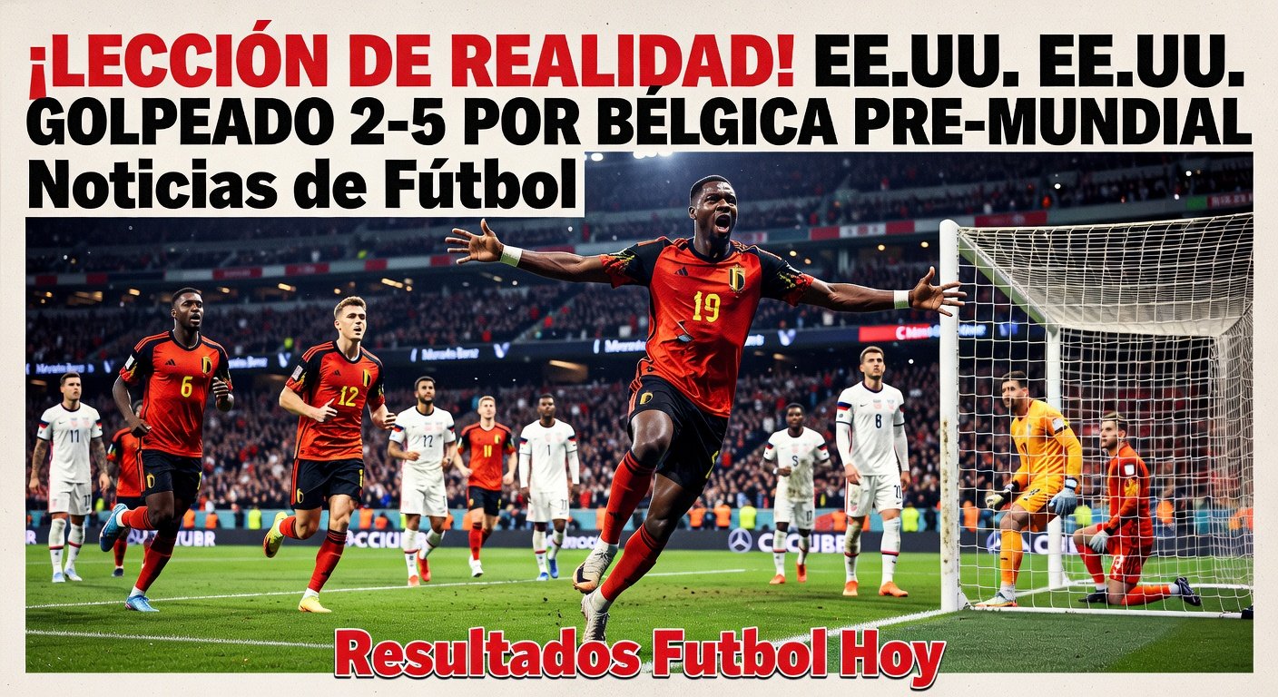 USMNT suffers 5-2 defeat to Belgium in pre-World Cup friendly