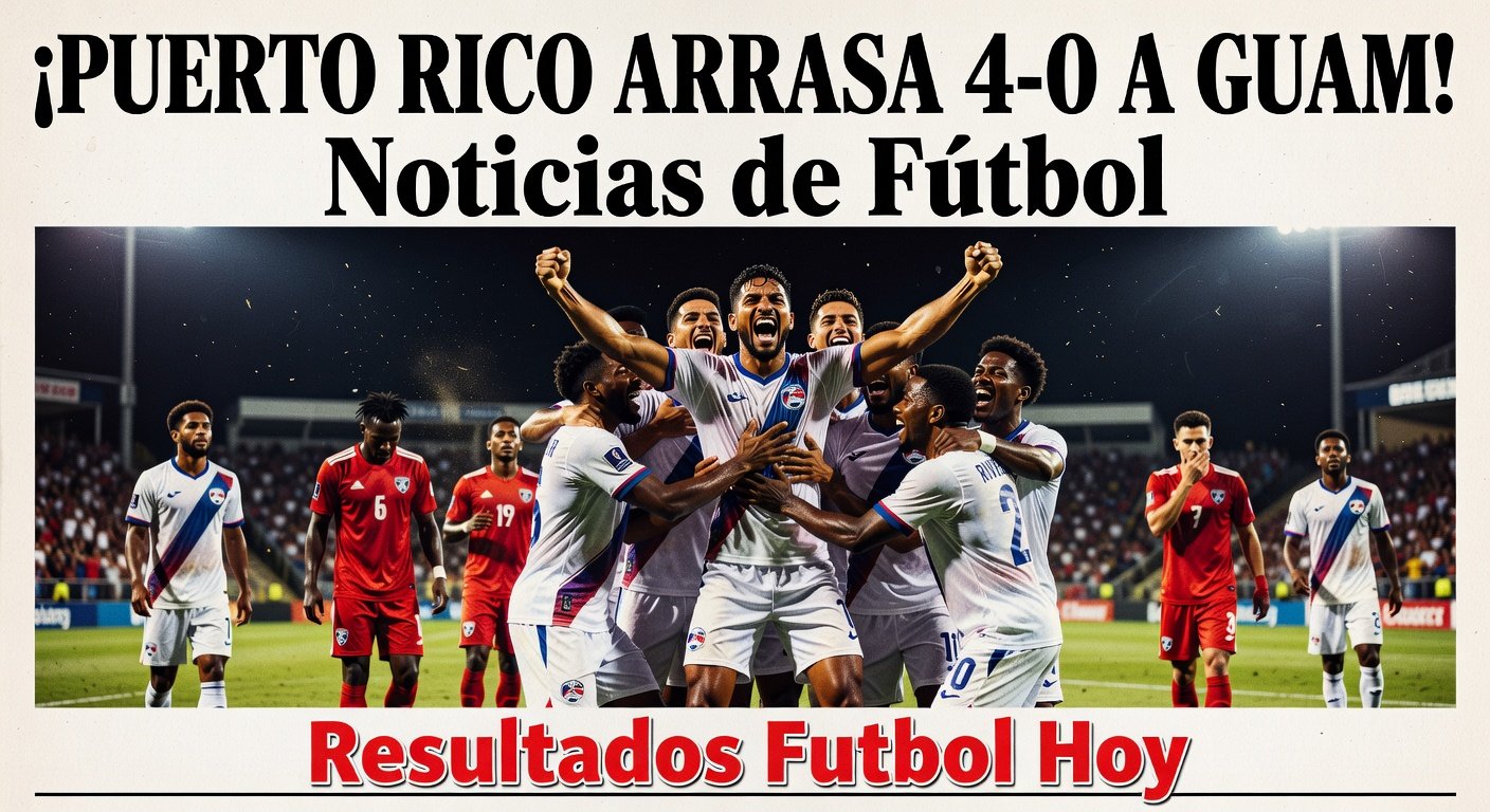 Puerto Rico 4-0 Guam - Friendly Result (BBC Sport)