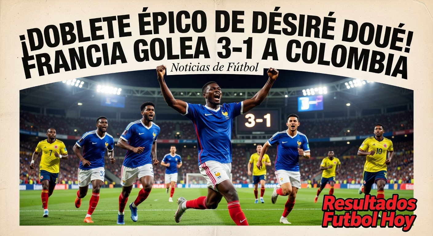 France 3-1 Colombia - International Friendly (ESPN)