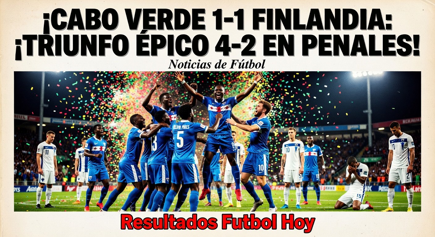 Cape Verde 1-1 Finland (Cape Verde wins 4-2 on penalties) - BBC Sport