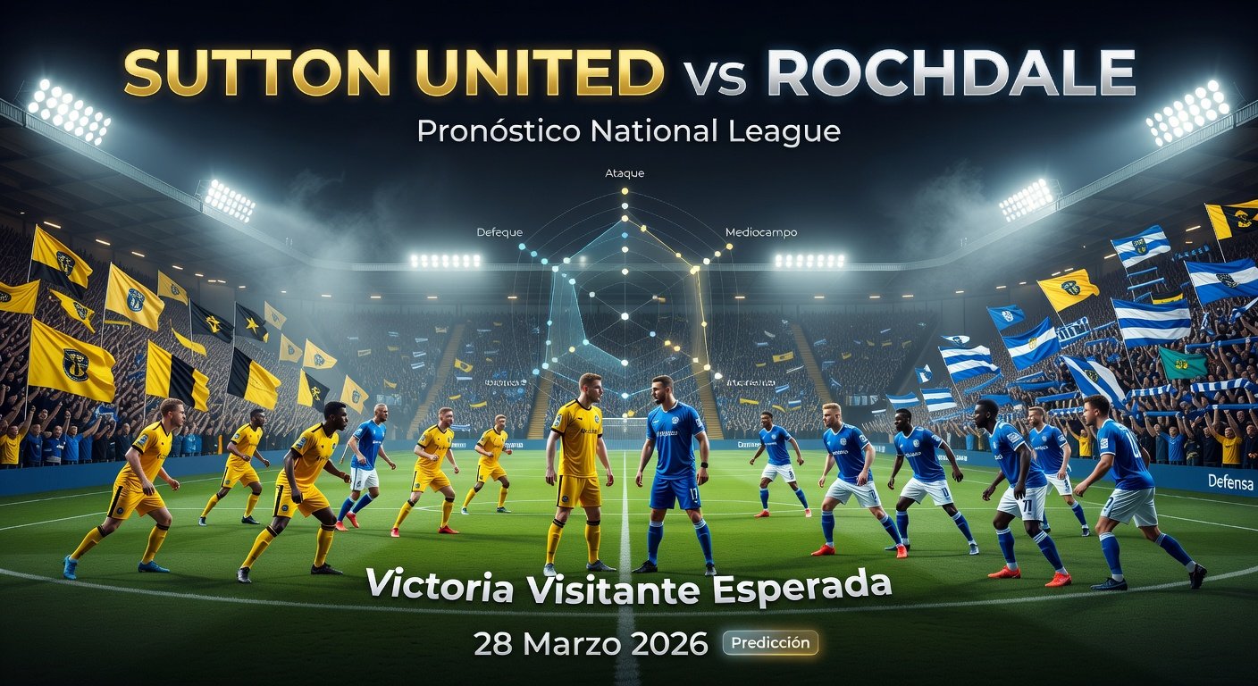 Sutton Utd vs Rochdale Pronóstico / Prediction