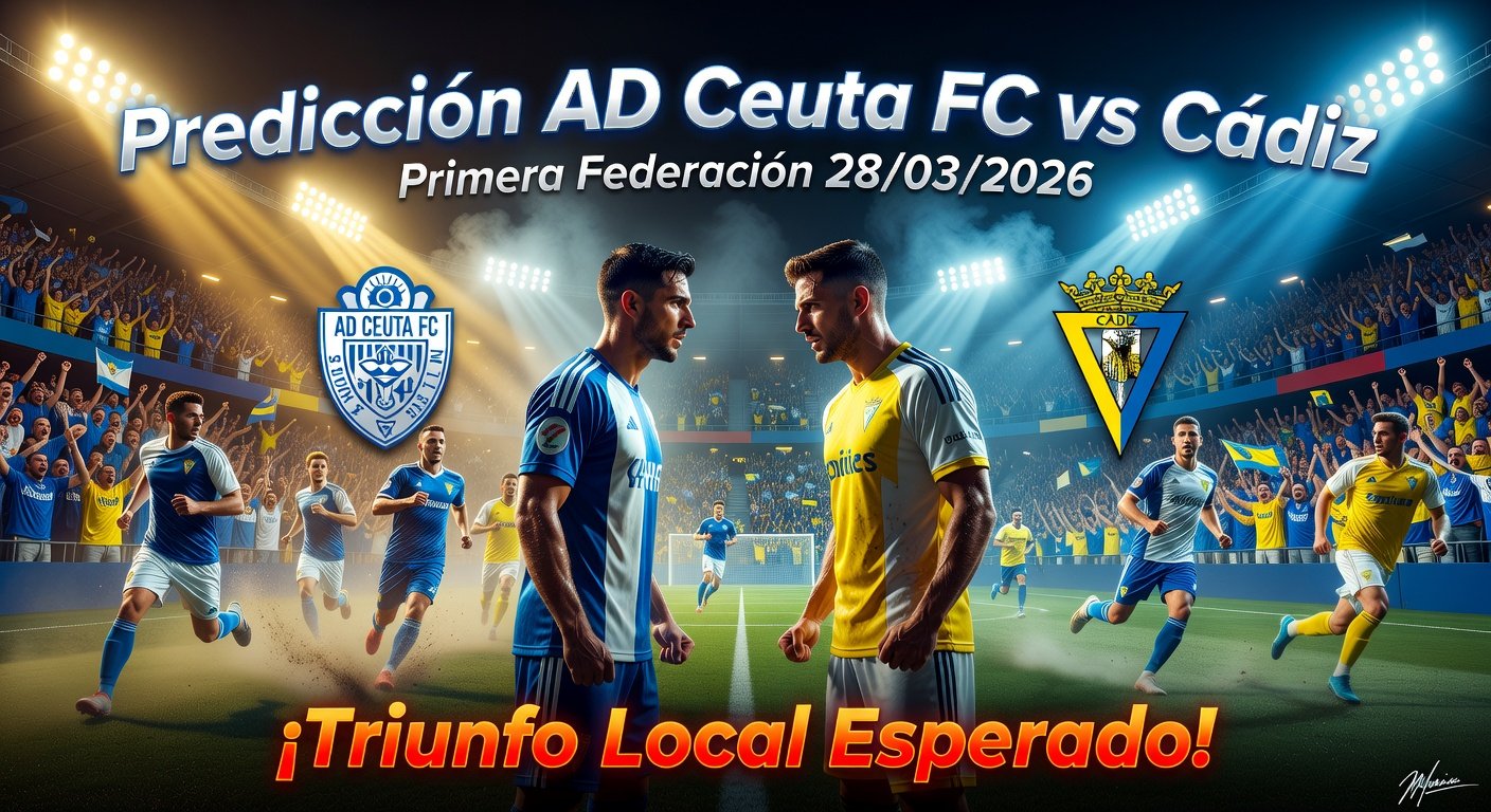 AD Ceuta FC vs Cadiz Pronóstico / Prediction