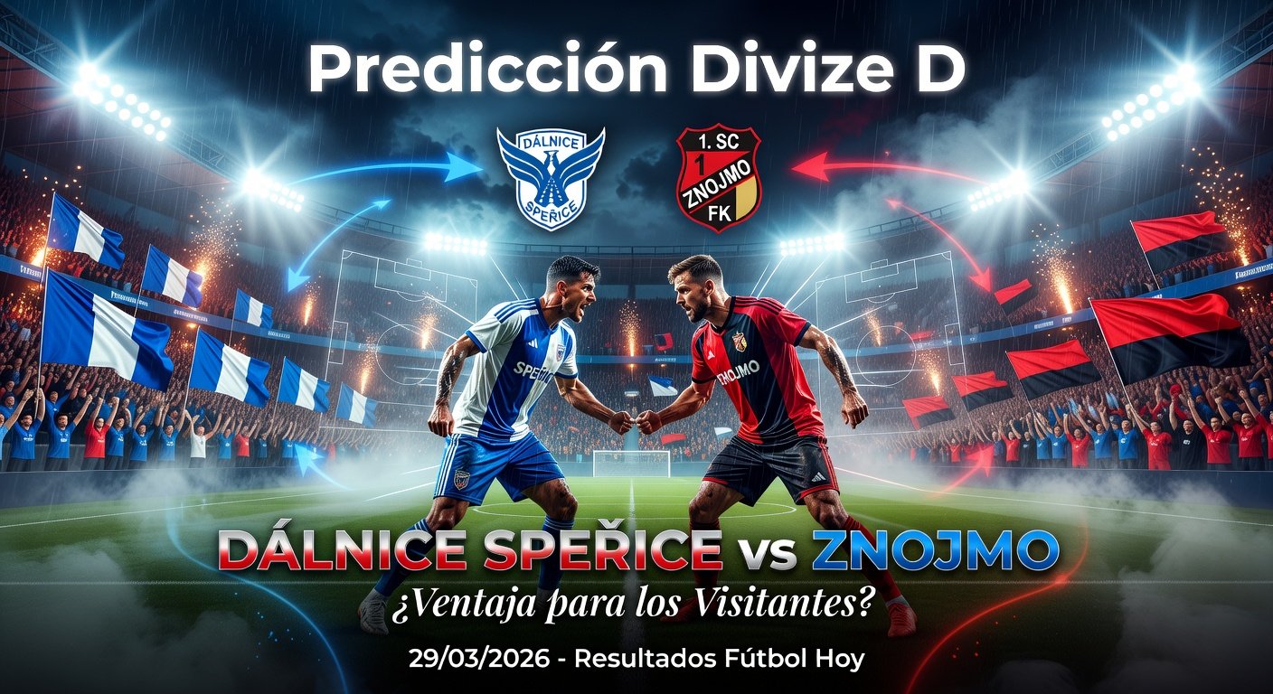Dálnice Speřice vs Znojmo Pronóstico / Prediction