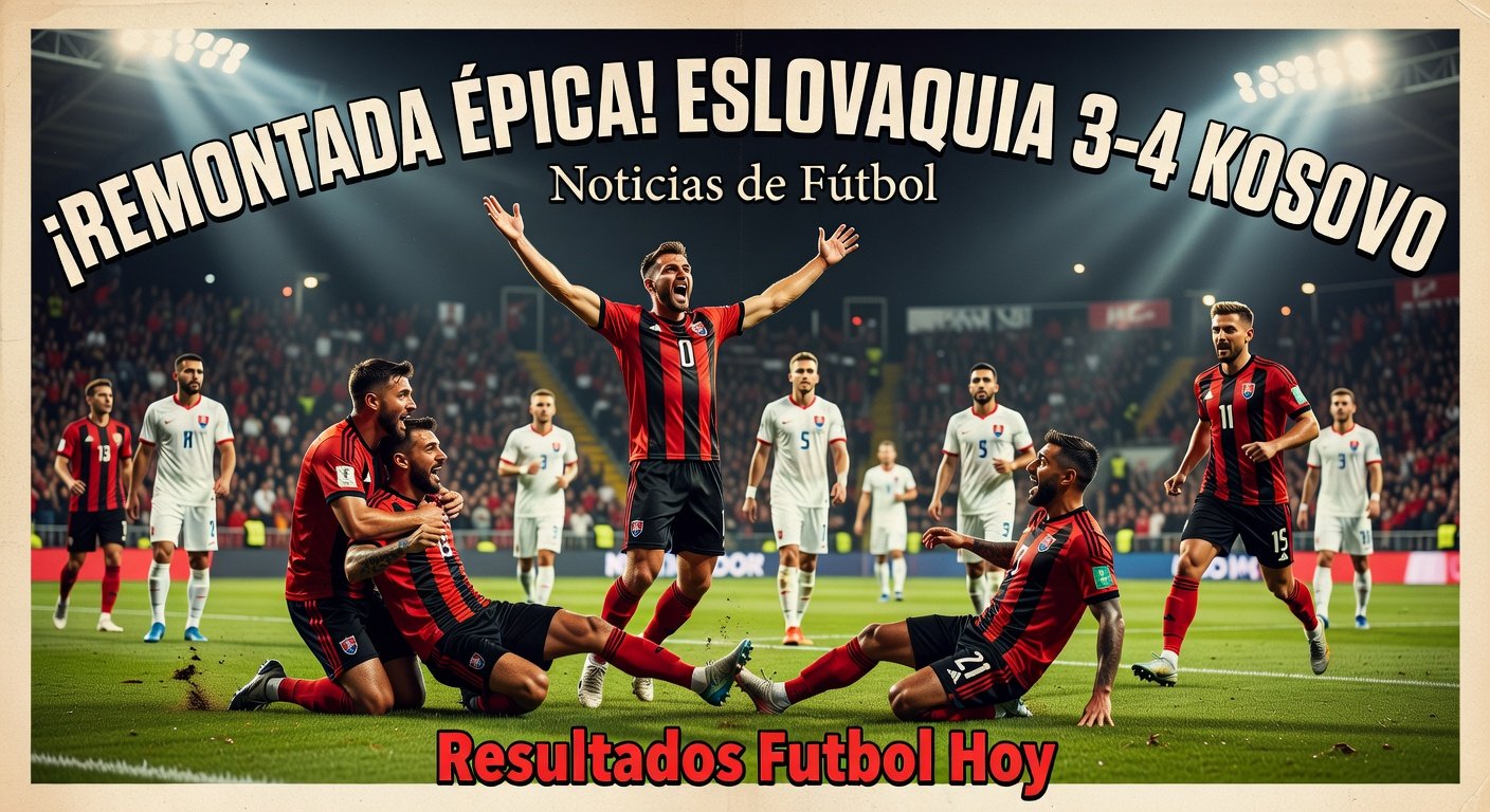 Kosovo Edges Slovakia 4-3 in Thrilling WCQ UEFA Match (ESPN)