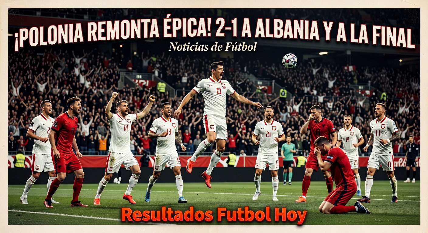 Poland 2-1 Albania: Poland fight back to book play-off final spot