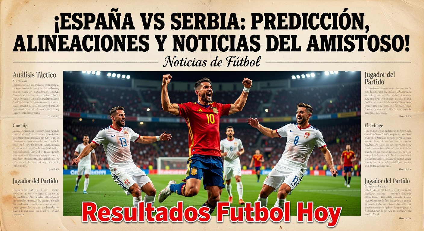 Spain Takes on Serbia in Friendly (BBC Sport)