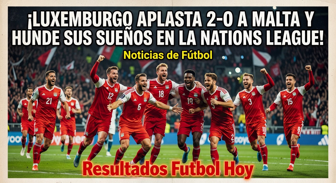 Luxembourg vs Malta - UEFA Nations League Play-off (Agg 2-0)