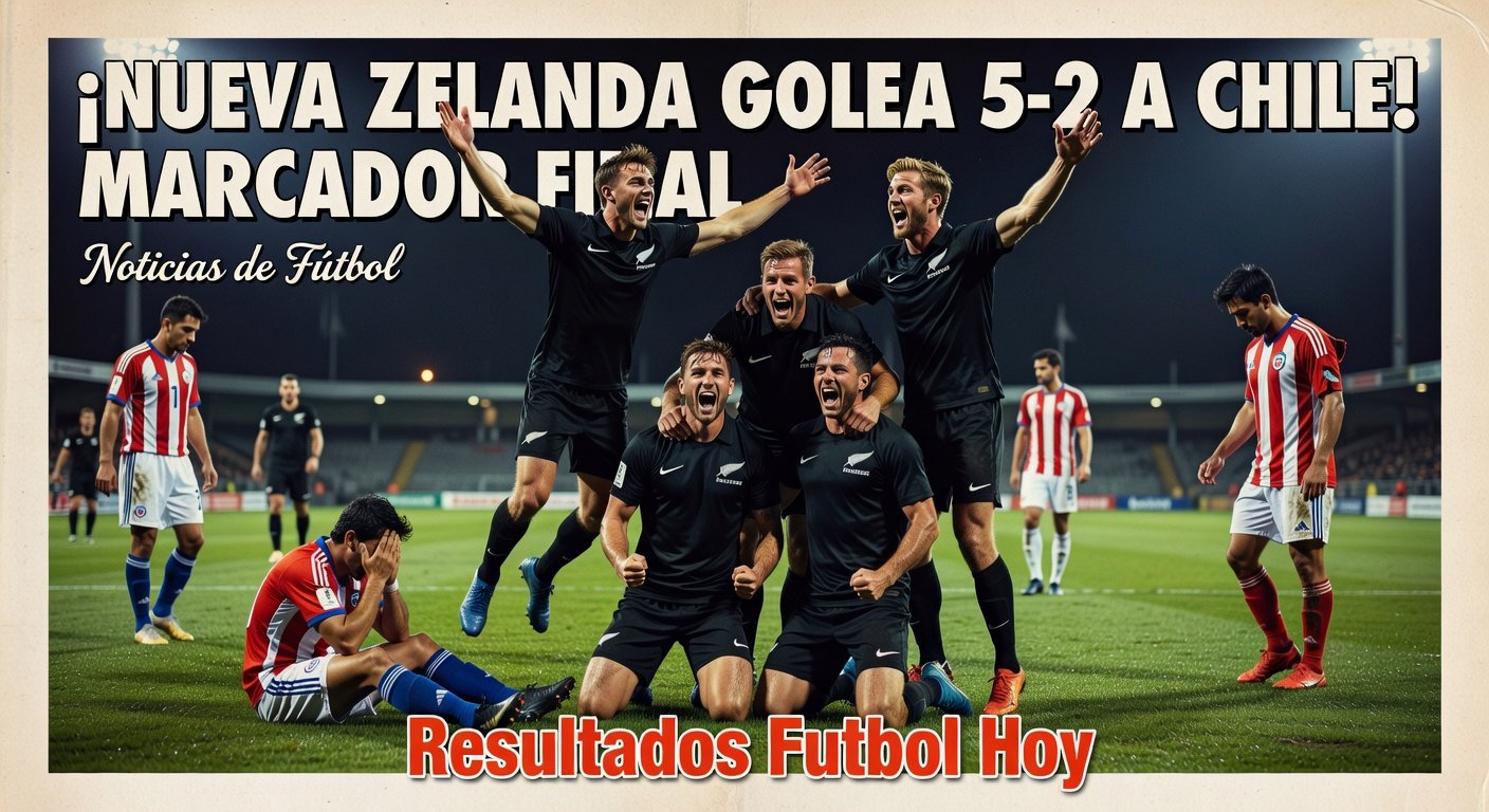 New Zealand 5-2 Chile final score - SoccerBase