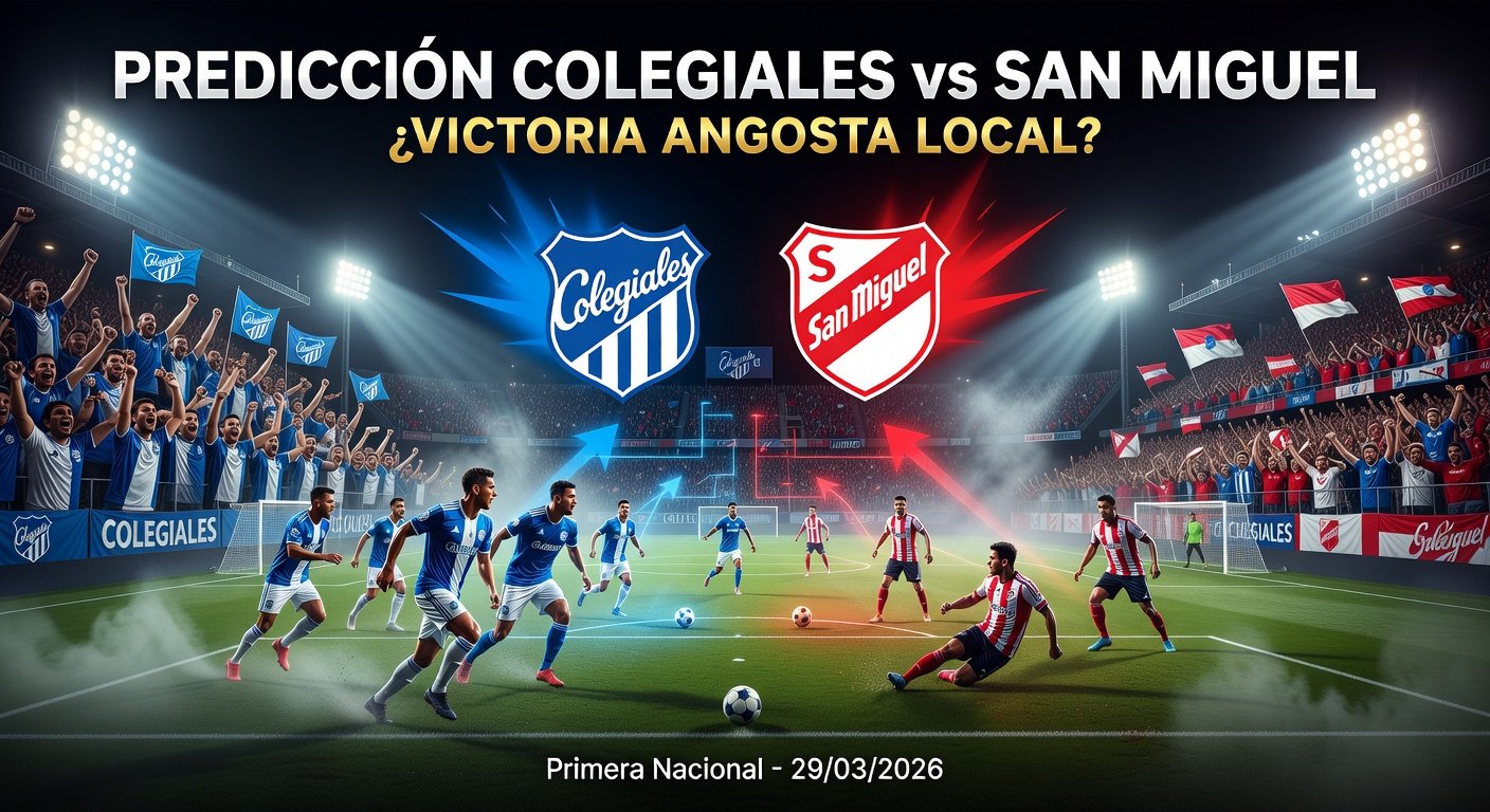 Colegiales vs San Miguel Pronóstico / Prediction