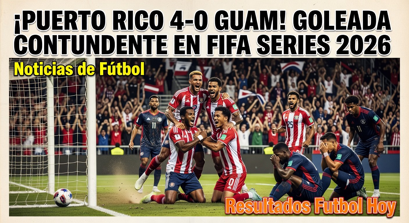 Puerto Rico thrash Guam 4-0 in FIFA Series Island Invitational