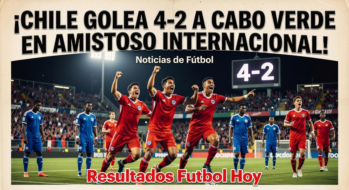 Chile Overpowers Cape Verde 4-2 in International Friendly (BBC Sport)