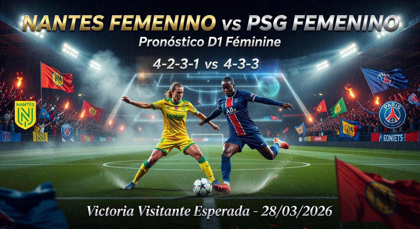 Nantes W vs Paris Saint Germain W Pronóstico / Prediction