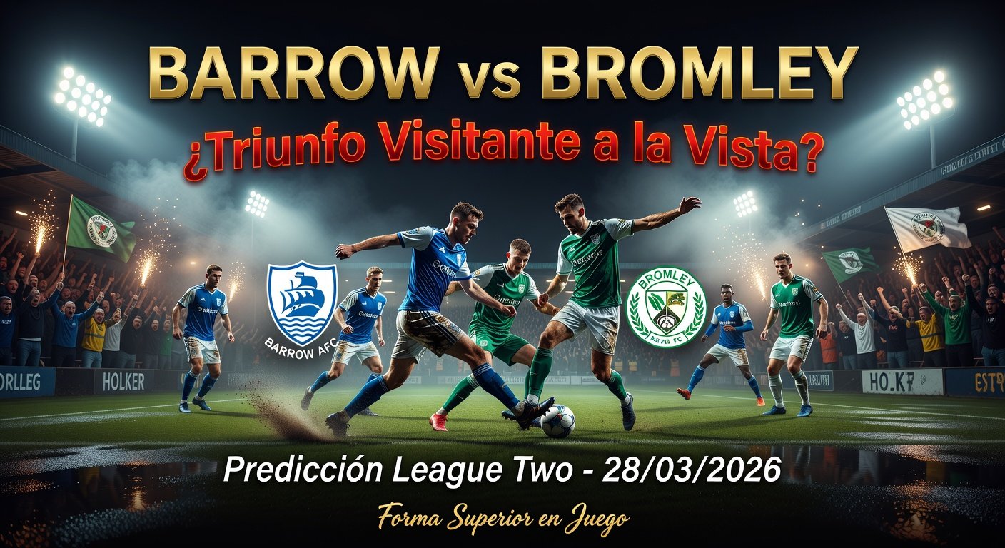 Barrow vs Bromley Pronóstico / Prediction