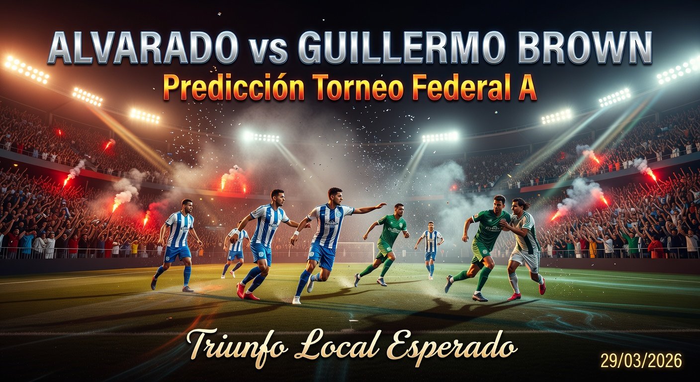 Alvarado vs Guillermo Brown Pronóstico / Prediction