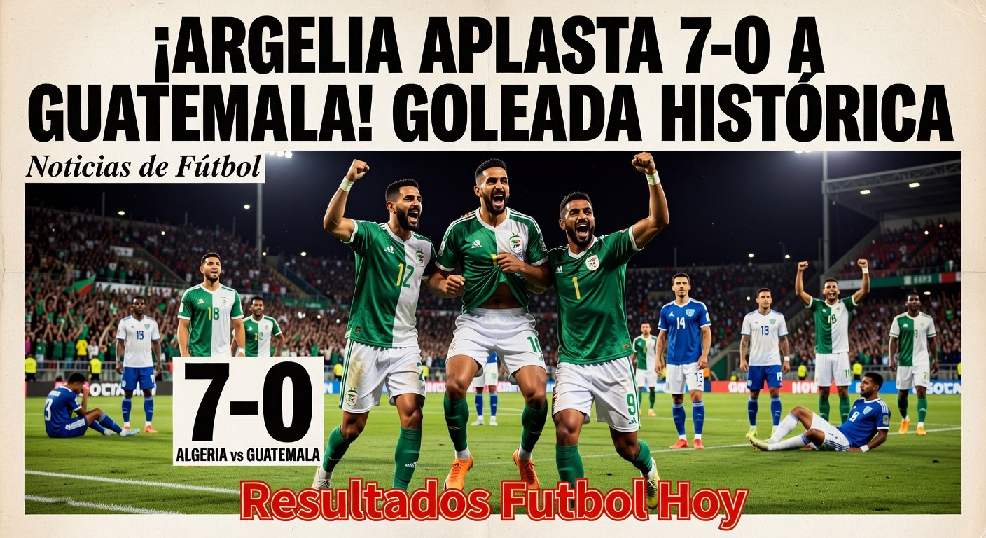 Algeria 7-0 Guatemala, other international friendlies results (Ayuba Football on X)