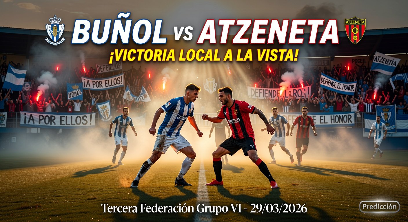 Buñol vs Atzeneta Pronóstico / Prediction