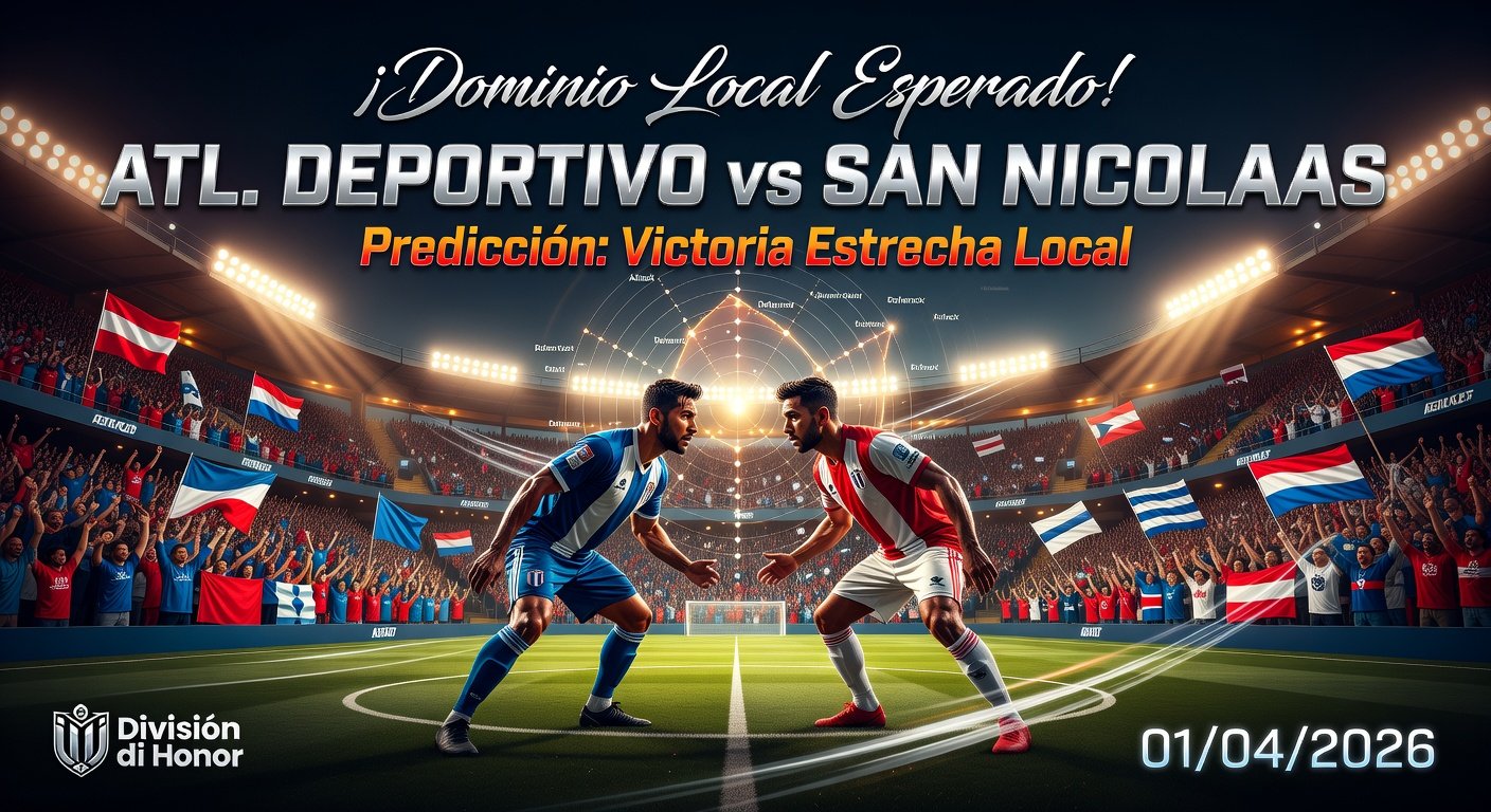 Atl. Deportivo vs San Nicolaas Pronóstico / Prediction