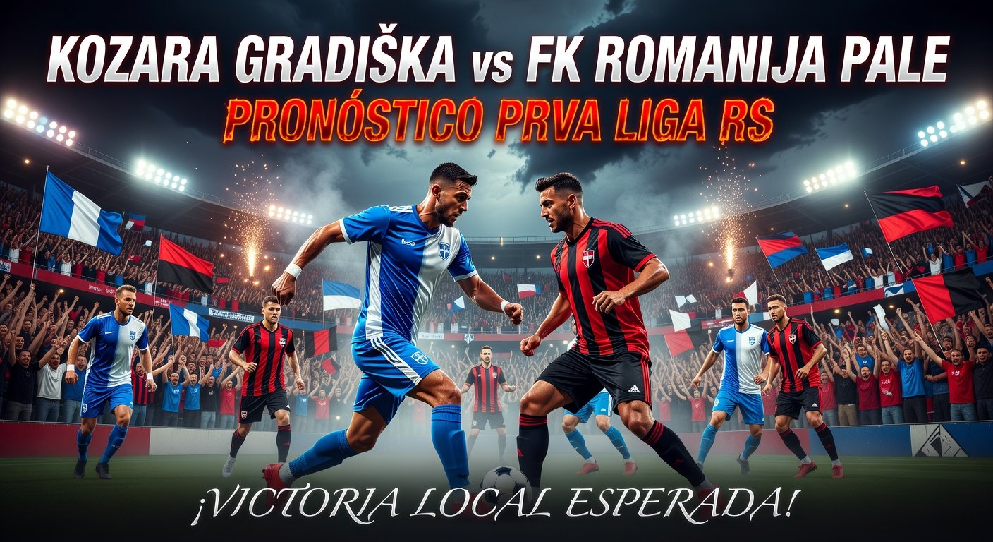 Kozara Gradiška vs FK Romanija Pale Pronóstico / Prediction