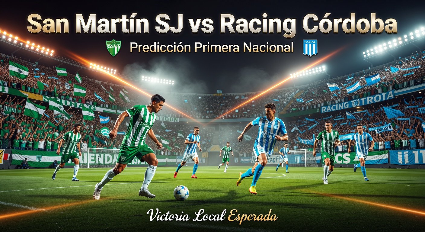 San Martin S.J. vs Racing Cordoba Pronóstico / Prediction