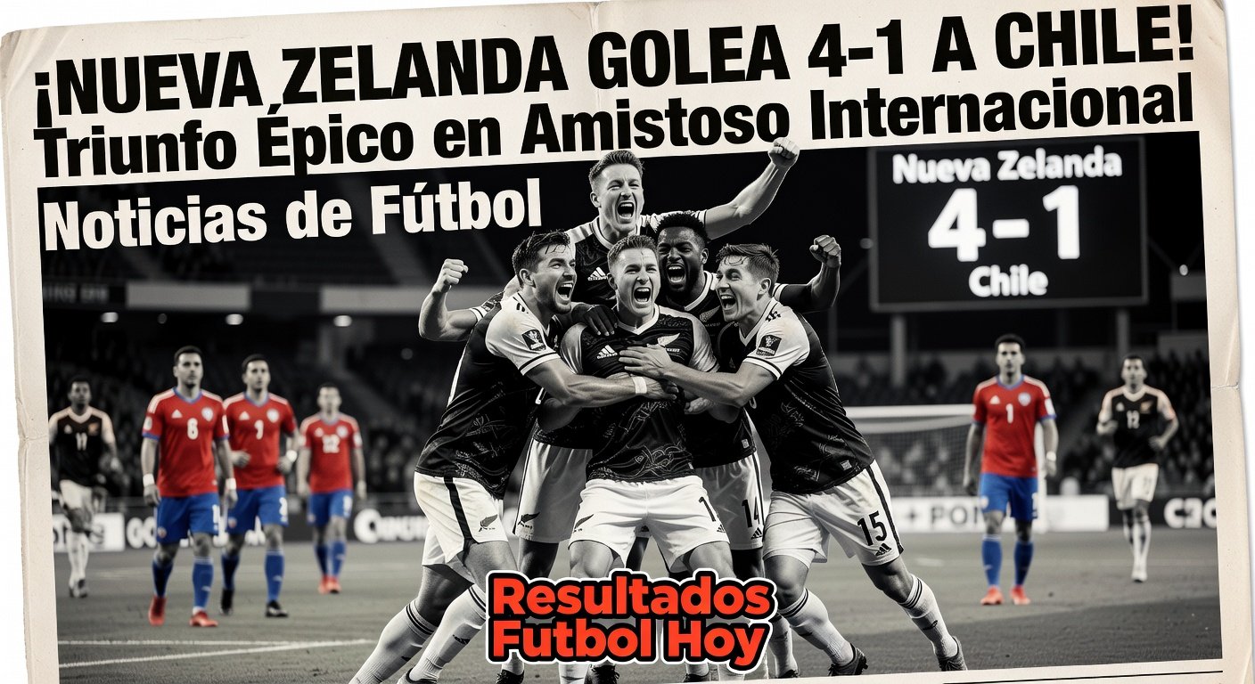 New Zealand thrash Chile 4-1 in international friendly