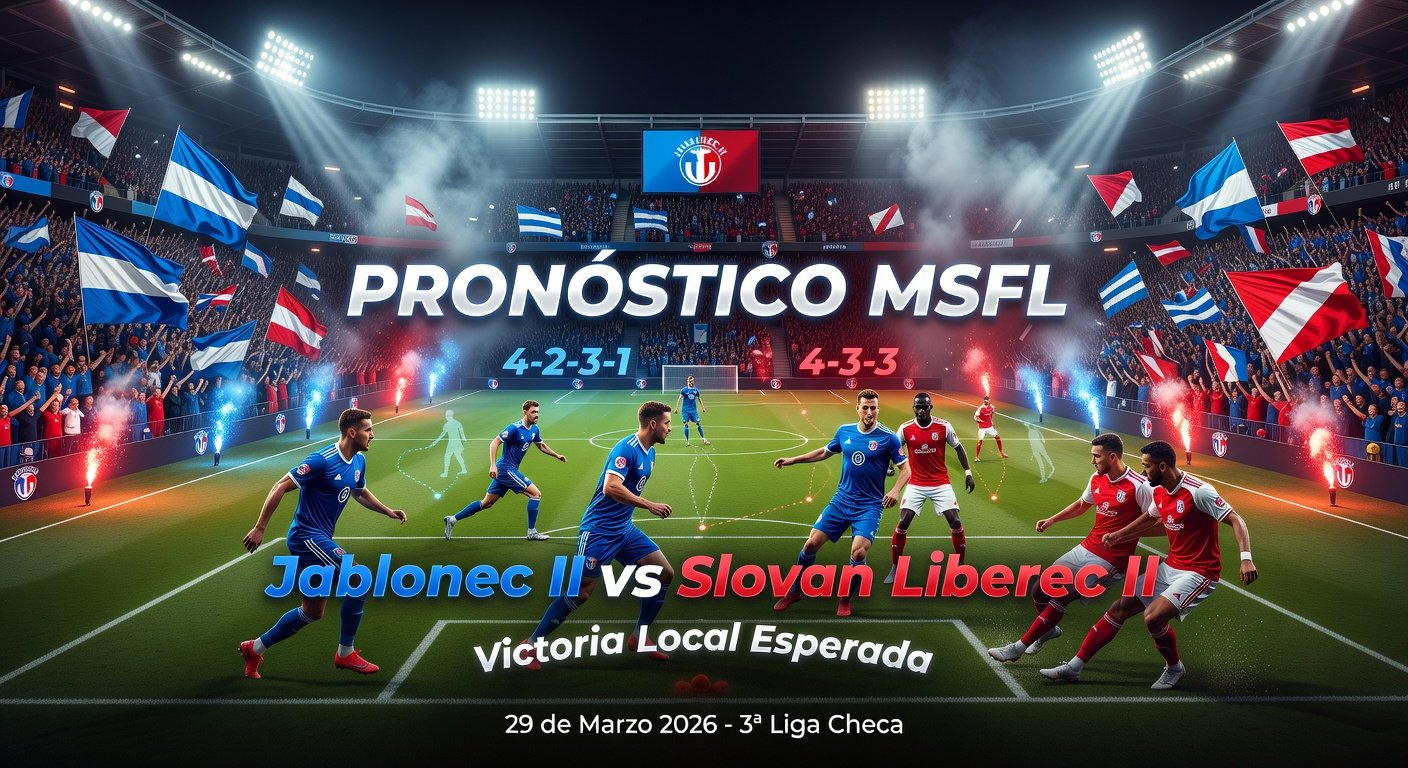 Jablonec II vs Slovan Liberec II Pronóstico / Prediction