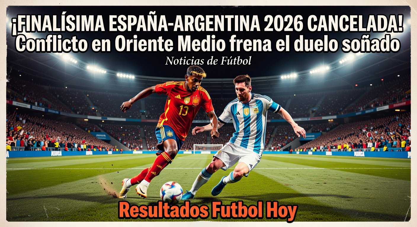 Spain vs Argentina Conmebol-UEFA Cup of Champions canceled (ESPN)