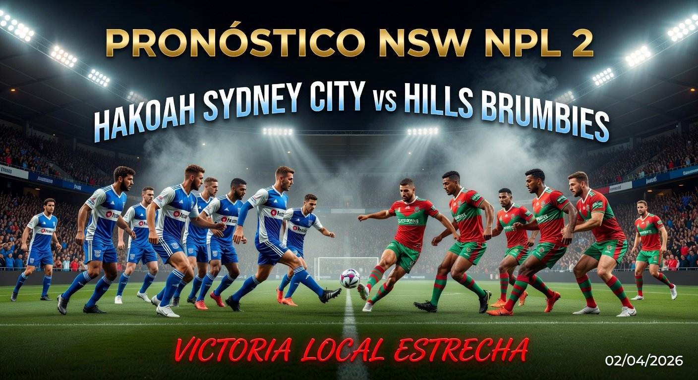 Hakoah Sydney City vs Hills Brumbies Pronóstico / Prediction