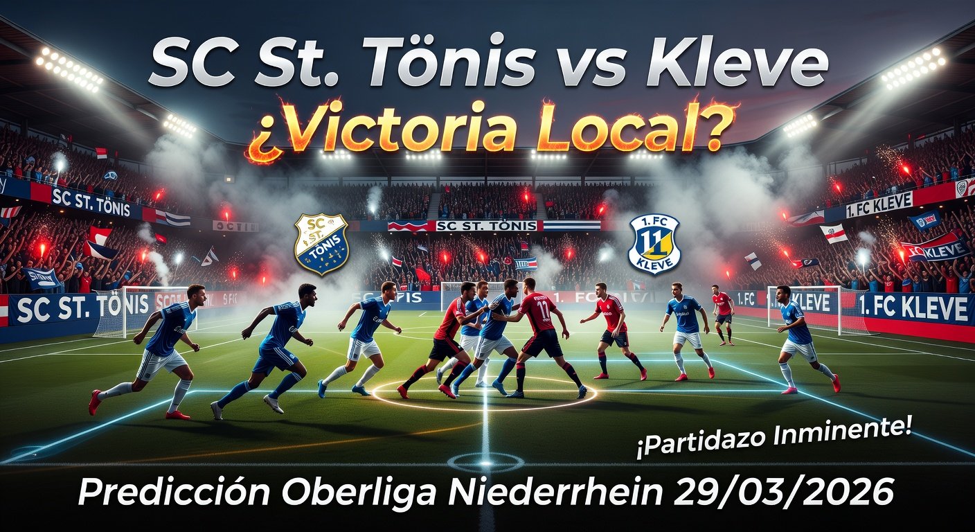 SC St. Tönis vs Kleve Pronóstico / Prediction
