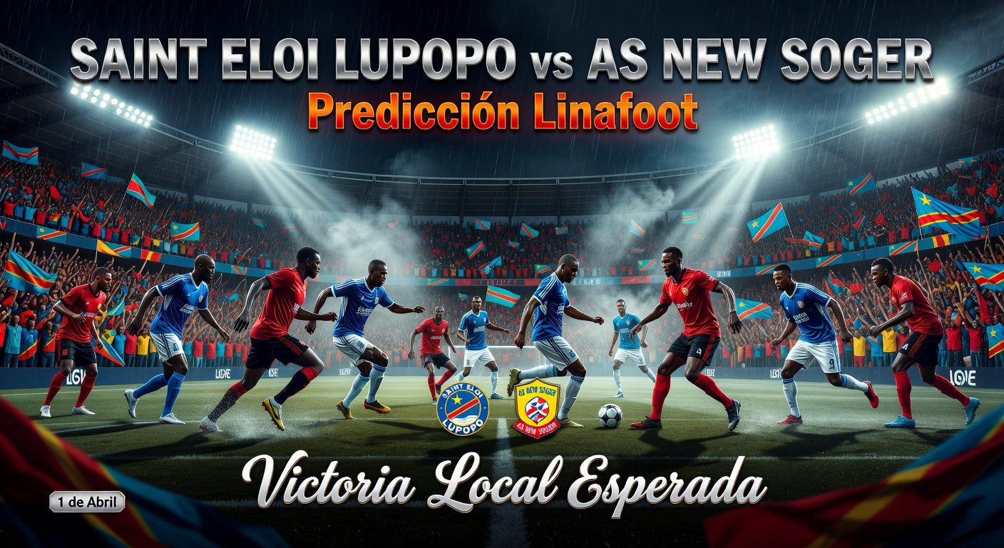 Saint Eloi Lupopo vs AS New Soger Pronóstico / Prediction