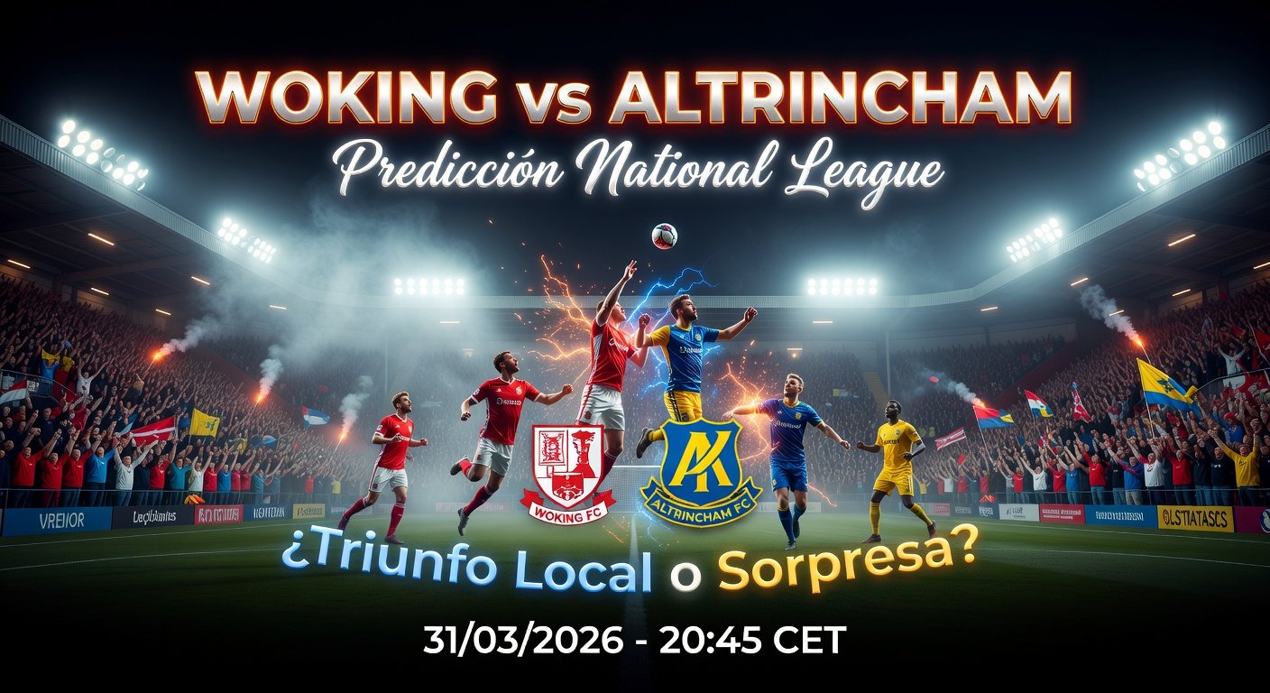 Woking vs Altrincham Pronóstico / Prediction