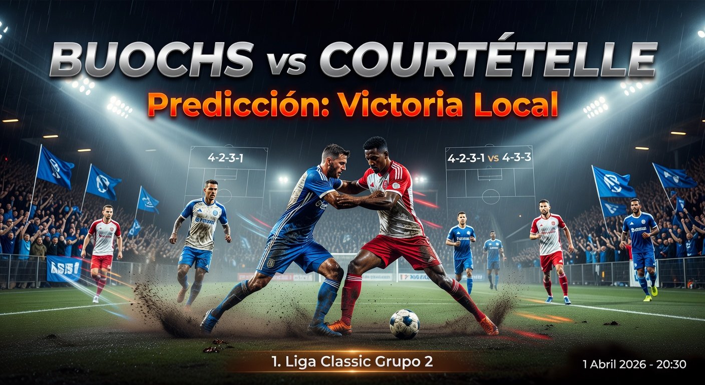 Buochs vs Courtételle Pronóstico / Prediction