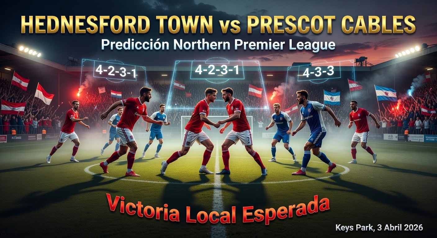 Hednesford Town vs Prescot Cables Pronóstico / Prediction