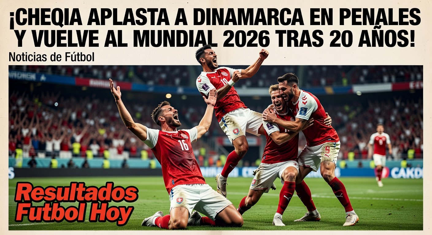 Czechia Beats Denmark on Pens in WC Qualifier (ESPN, Today)