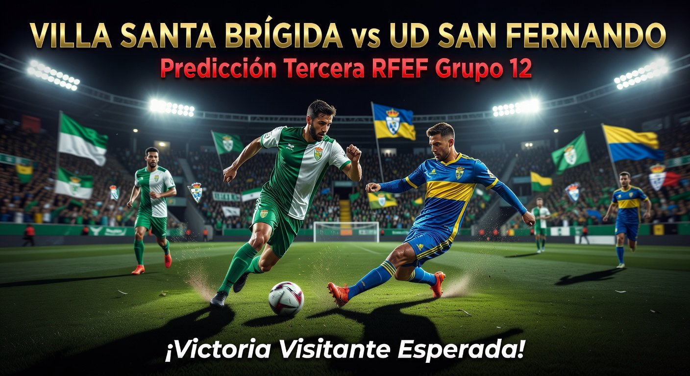 Villa Santa Brígida vs UD San Fernando Pronóstico / Prediction