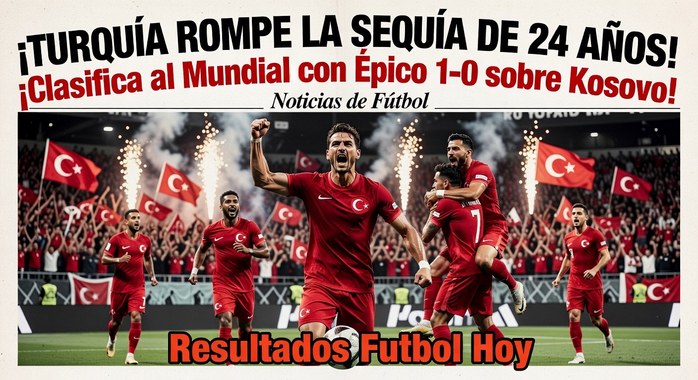 Turkey End 24-Year World Cup Drought with Playoff Win Over Kosovo