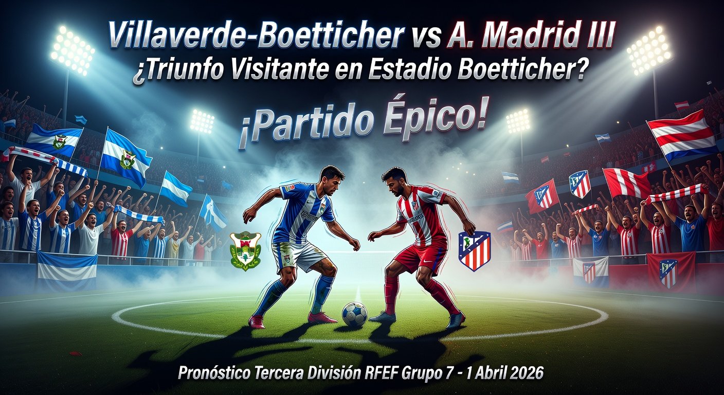 Villaverde-Boetticher vs A Madrid III Pronóstico / Prediction