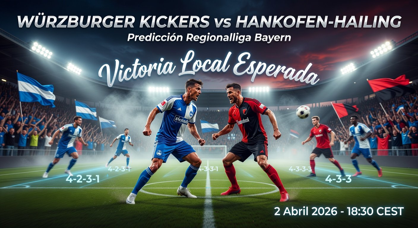 Würzburger Kickers vs Hankofen-Hailing Pronóstico / Prediction