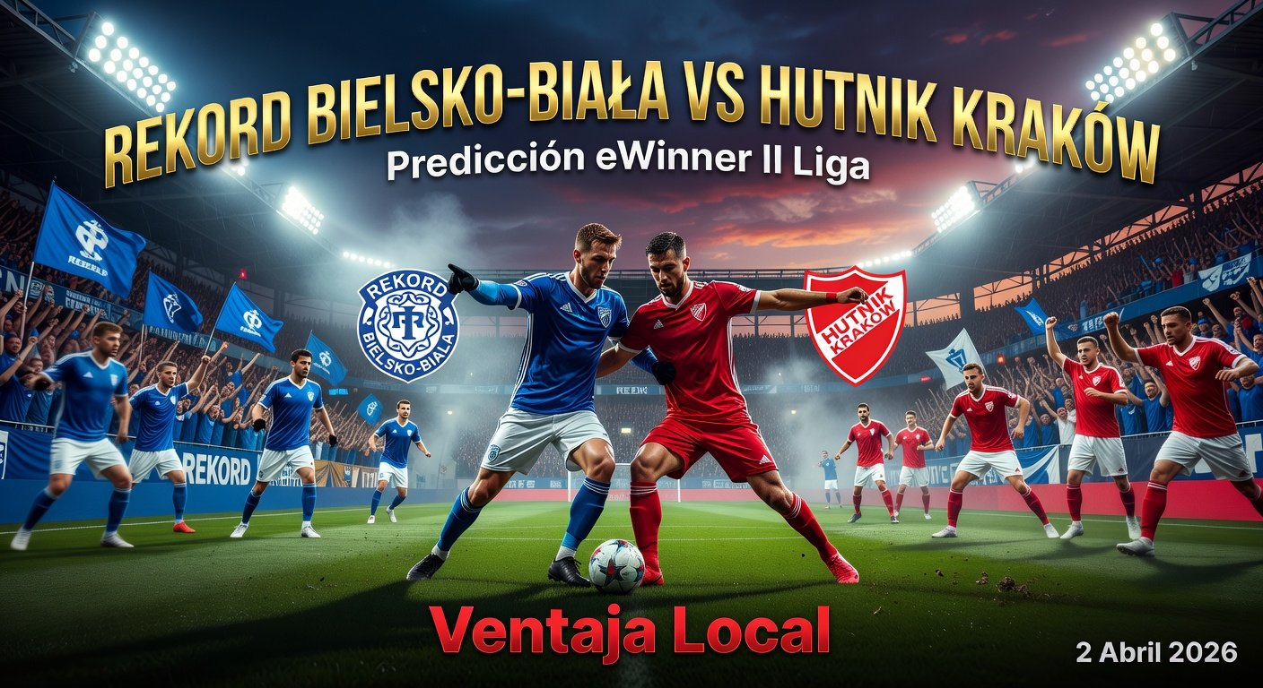 Rekord Bielsko-Biała vs Hutnik Kraków Pronóstico / Prediction