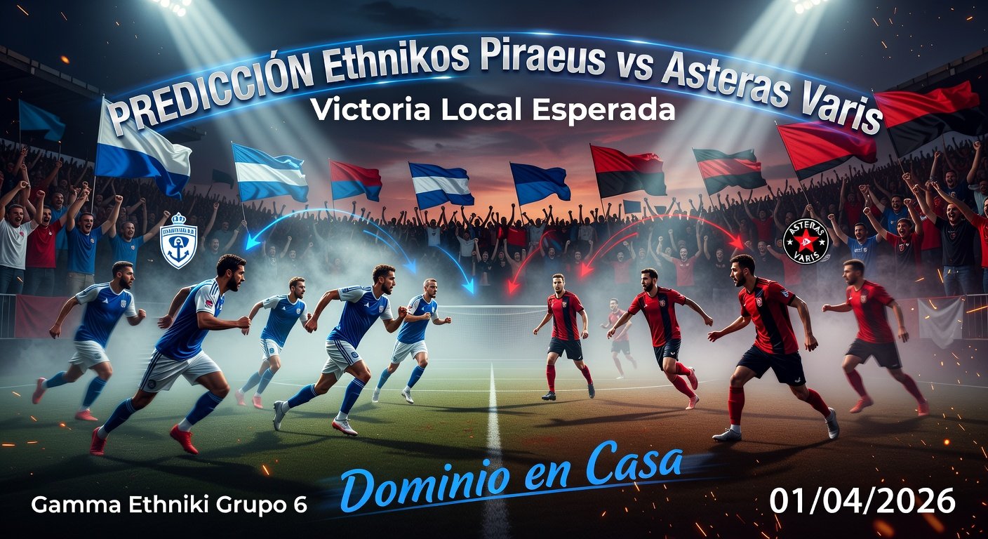 Ethnikos Piraeus vs Asteras Varis Pronóstico / Prediction
