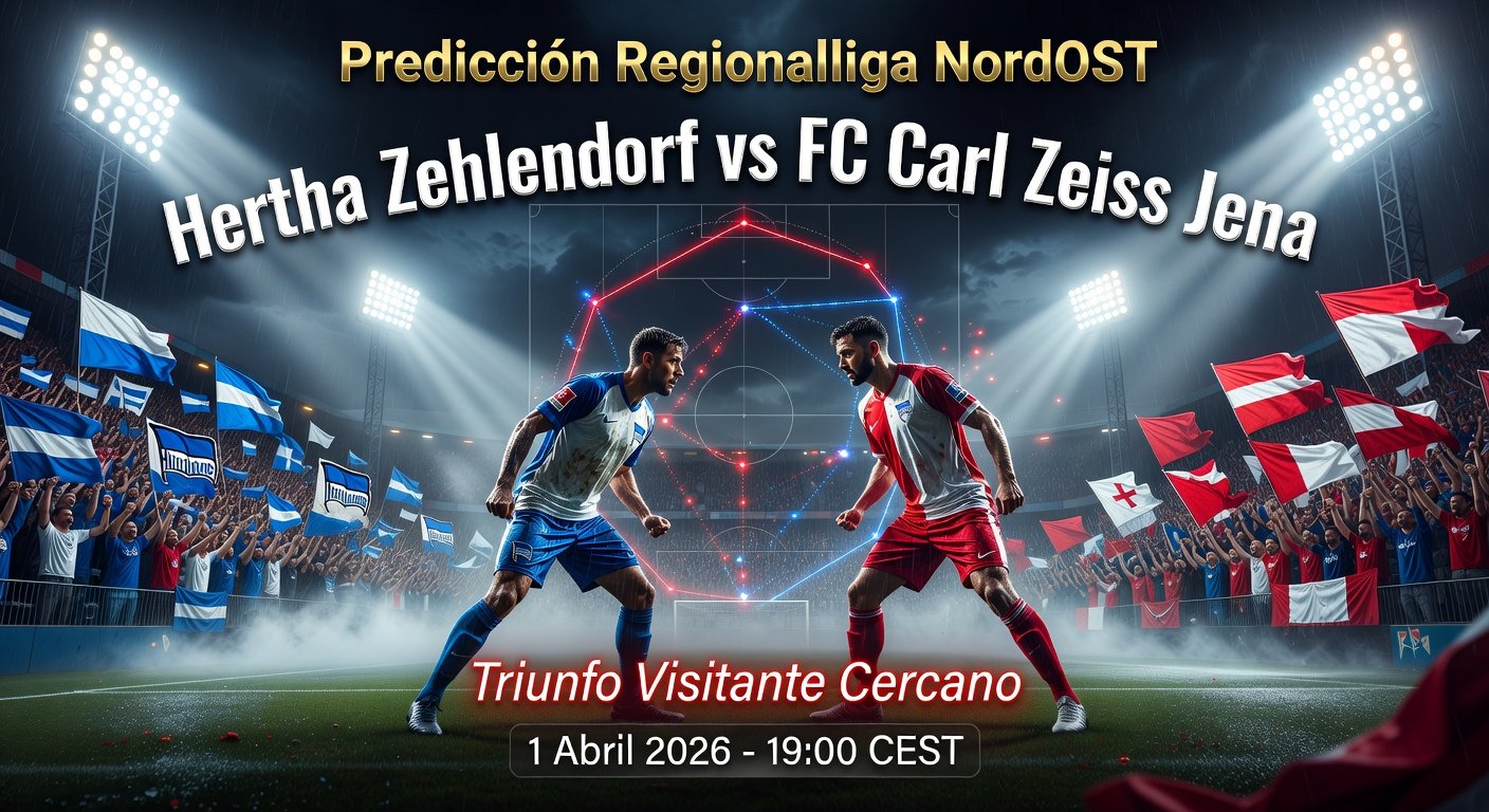 Hertha Zehlendorf vs FC Carl Zeiss Jena Pronóstico / Prediction