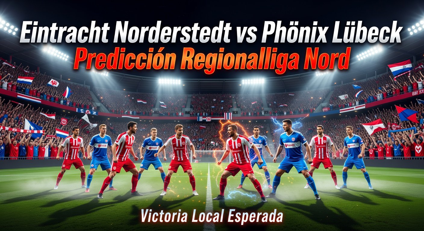 Eintracht Norderstedt vs Phönix Lübeck Pronóstico / Prediction