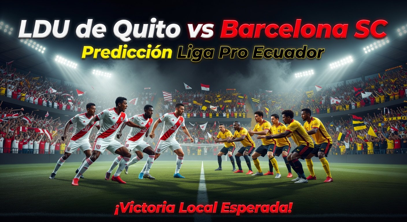 LDU de Quito vs Barcelona SC Pronóstico / Prediction